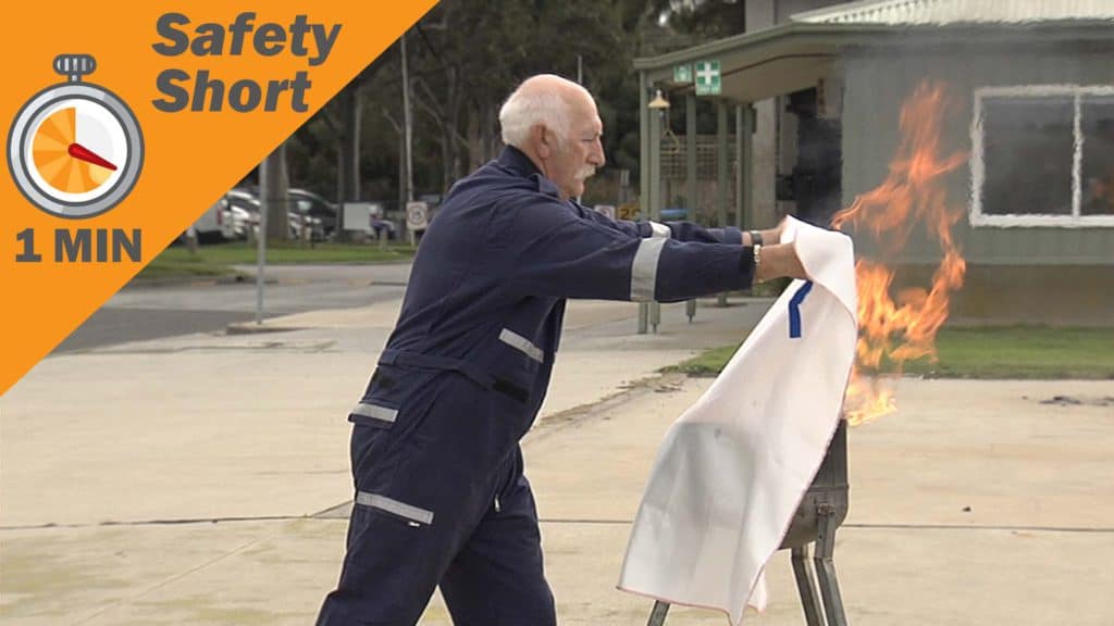 Safety Short - How To Use Fire Blankets